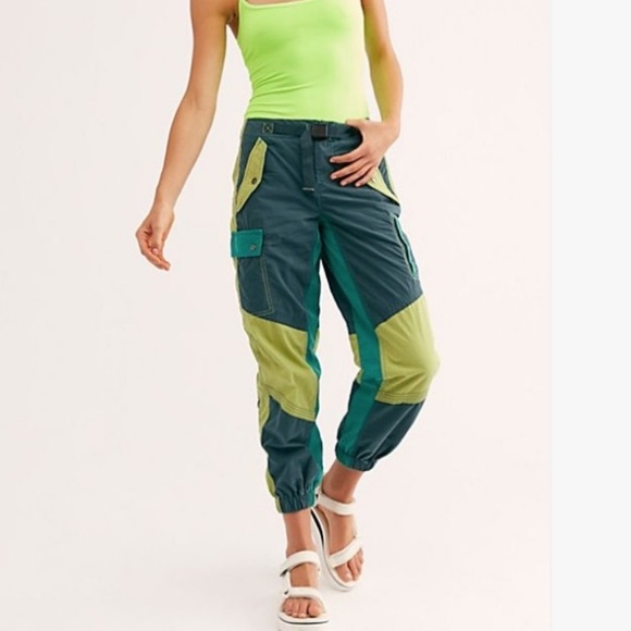 Free People Pants - NEW Free People Foresight Utility Pant Colorblock